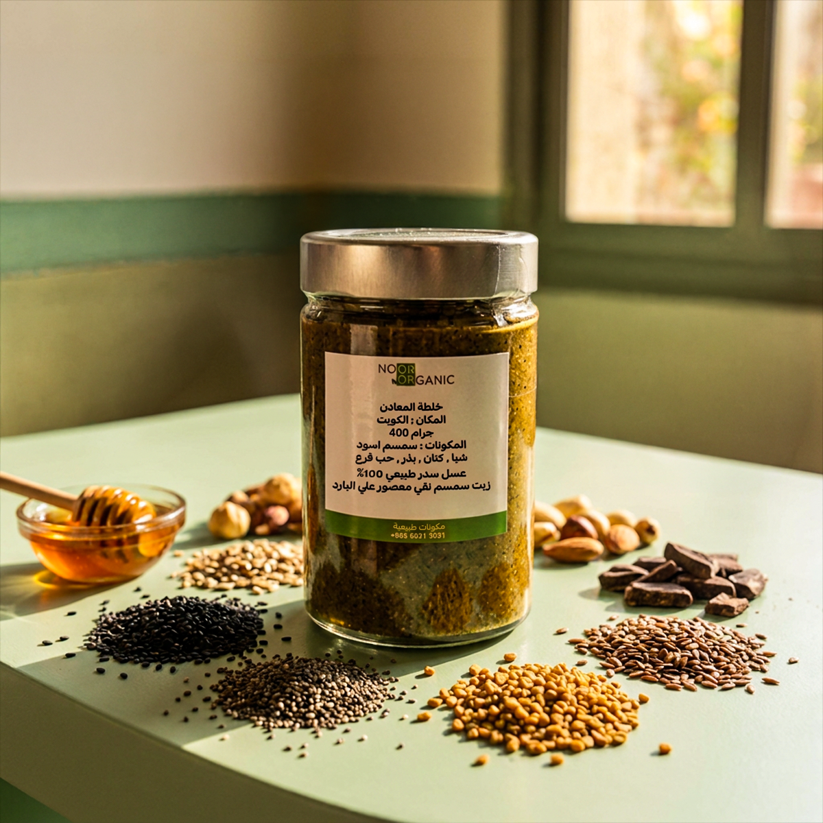 ) غنية بالنحاس والدهون المفيدة ) خلطة المعادن المغذية 400 grams