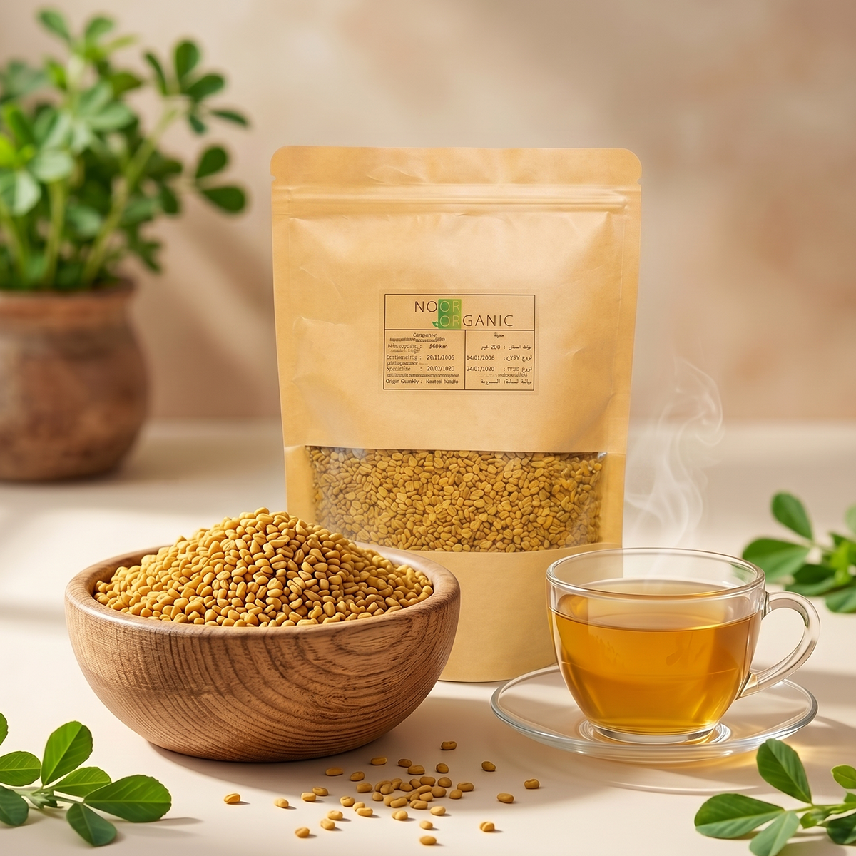 Organic fenugreek (excellent for osteoporosis and milk production)