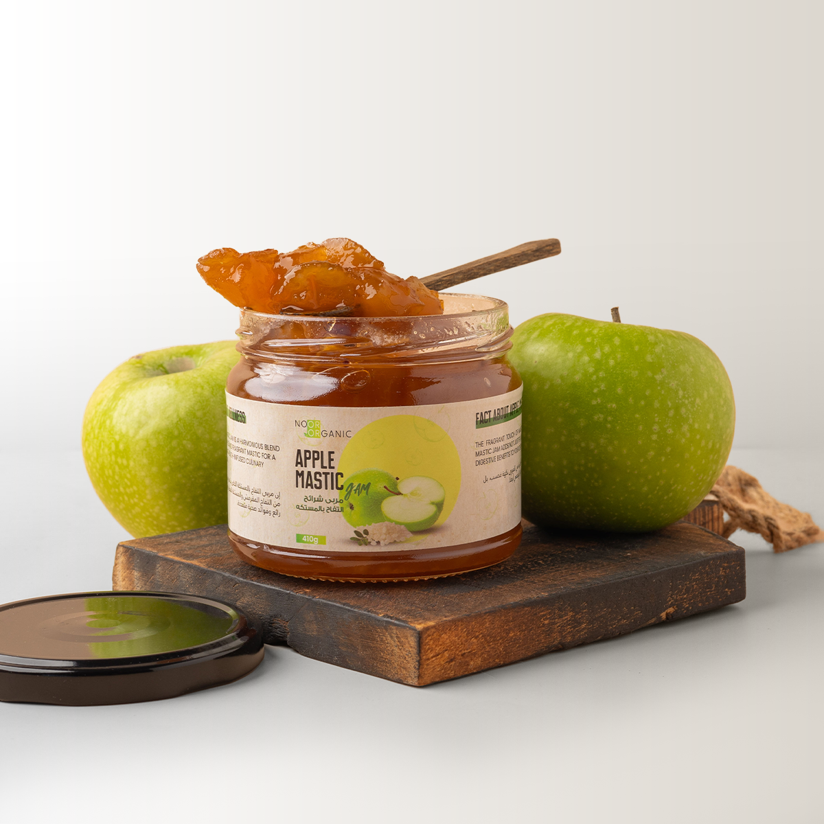 مربى التفاح بالمستكة الطبيعية 410 جم