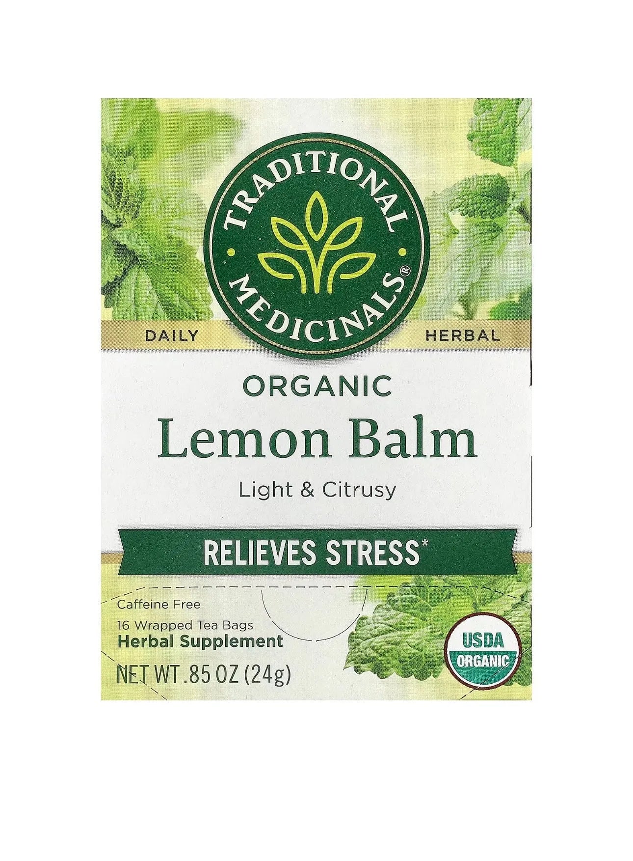 شاي المليسا مفيد للإجهاد والتعب و تقليل التوتر عدد ١٦ كيس شاي