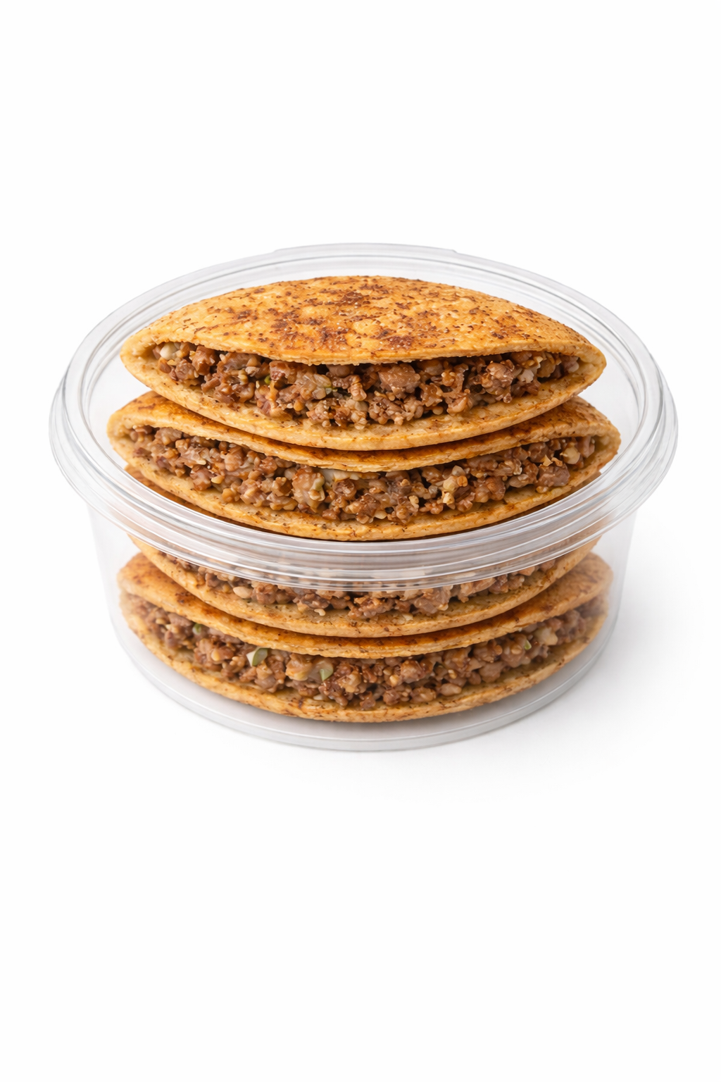 عرايس لحم العجل الكويتي بالخبز مع النخالة( ٤ خبزات)سريعة التحضير ( من غير جبن )