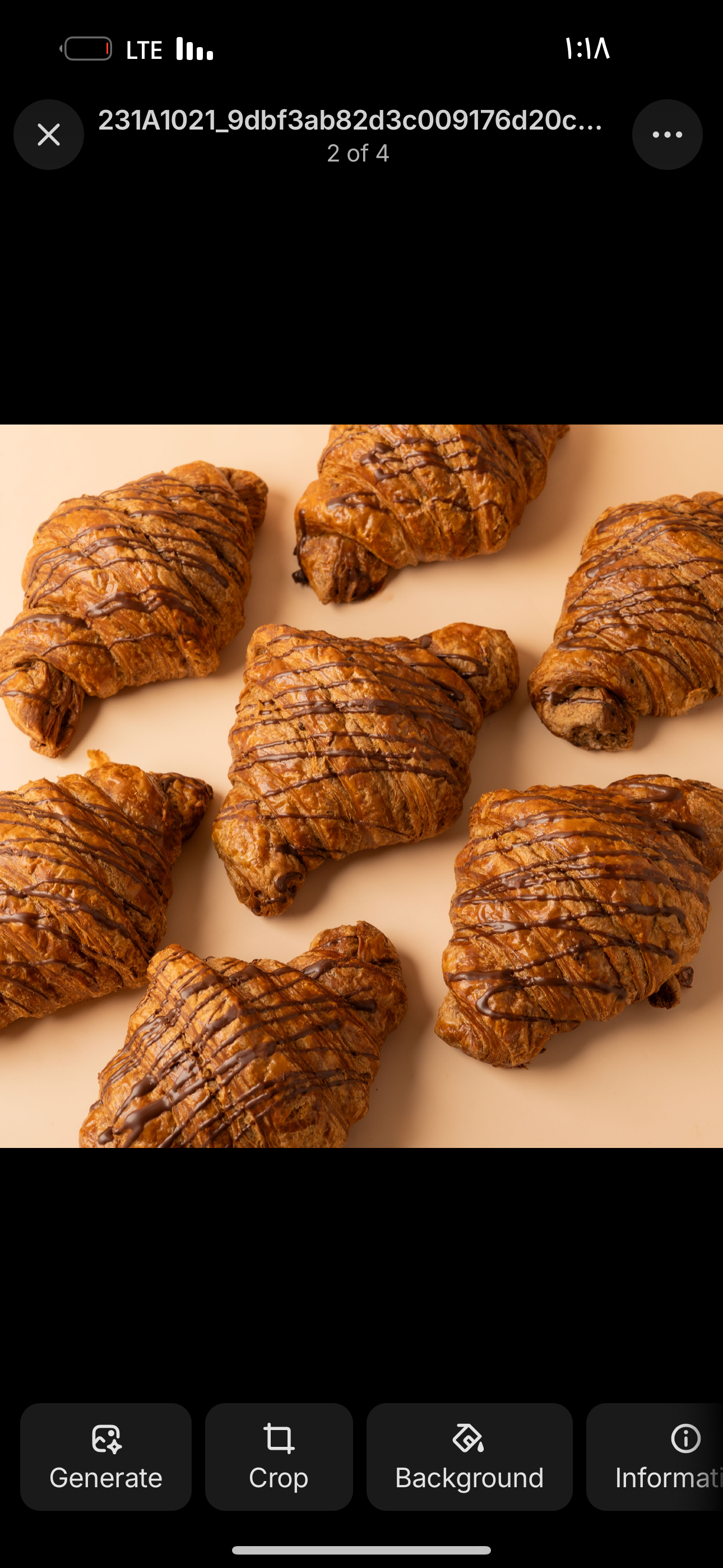 كرواسون صحي بالكاكاو - 8 حبات