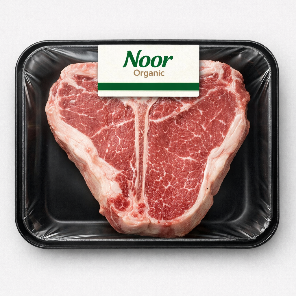 ستيك تي بون الفاخر من العجل الكويتي (500 -550 غرام )