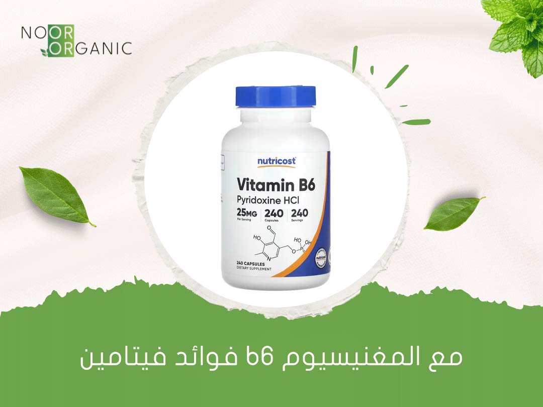 فوائد فيتامين b6 مع المغنيسيوم