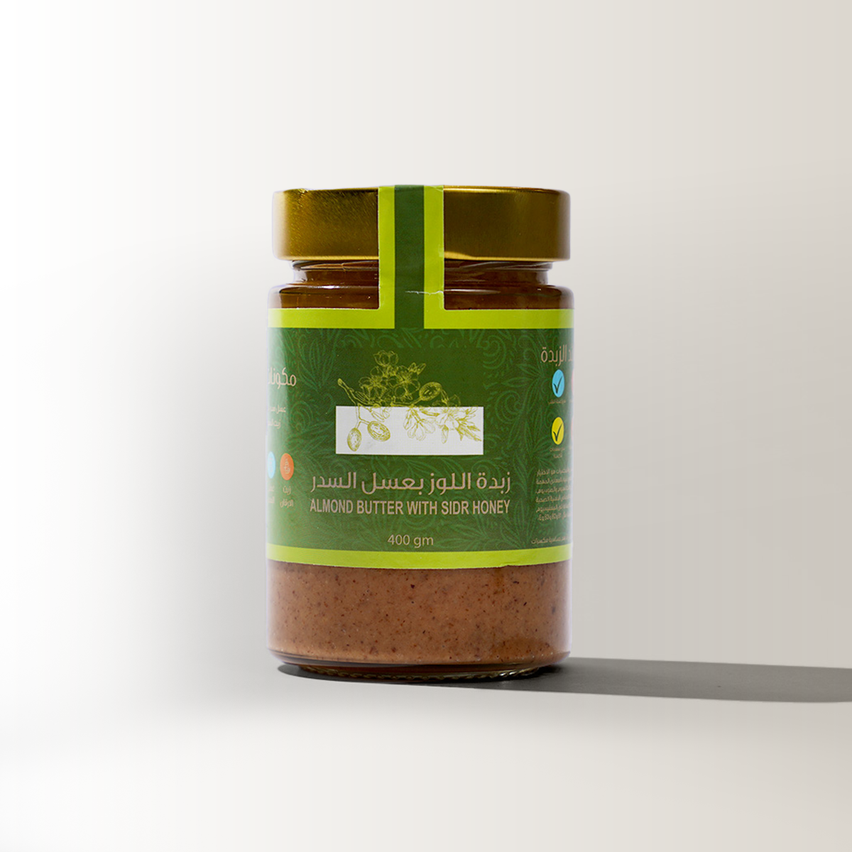 زبدة اللوز بعسل السدر 400 جرام
