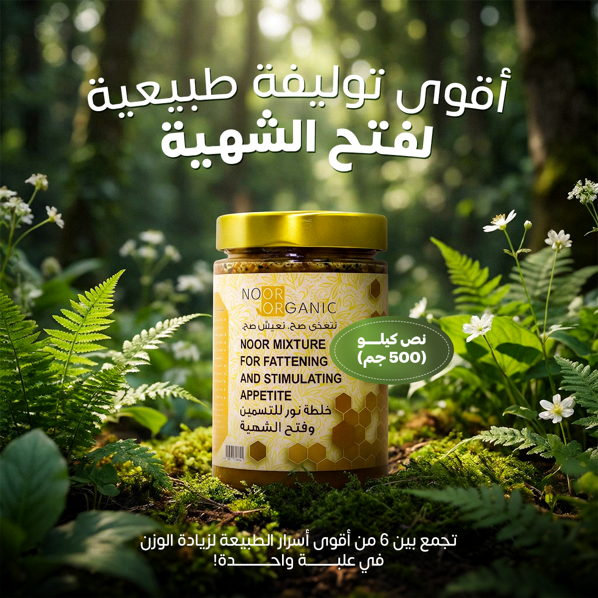 خلطة التسمين وفتح الشهية نص كيلو