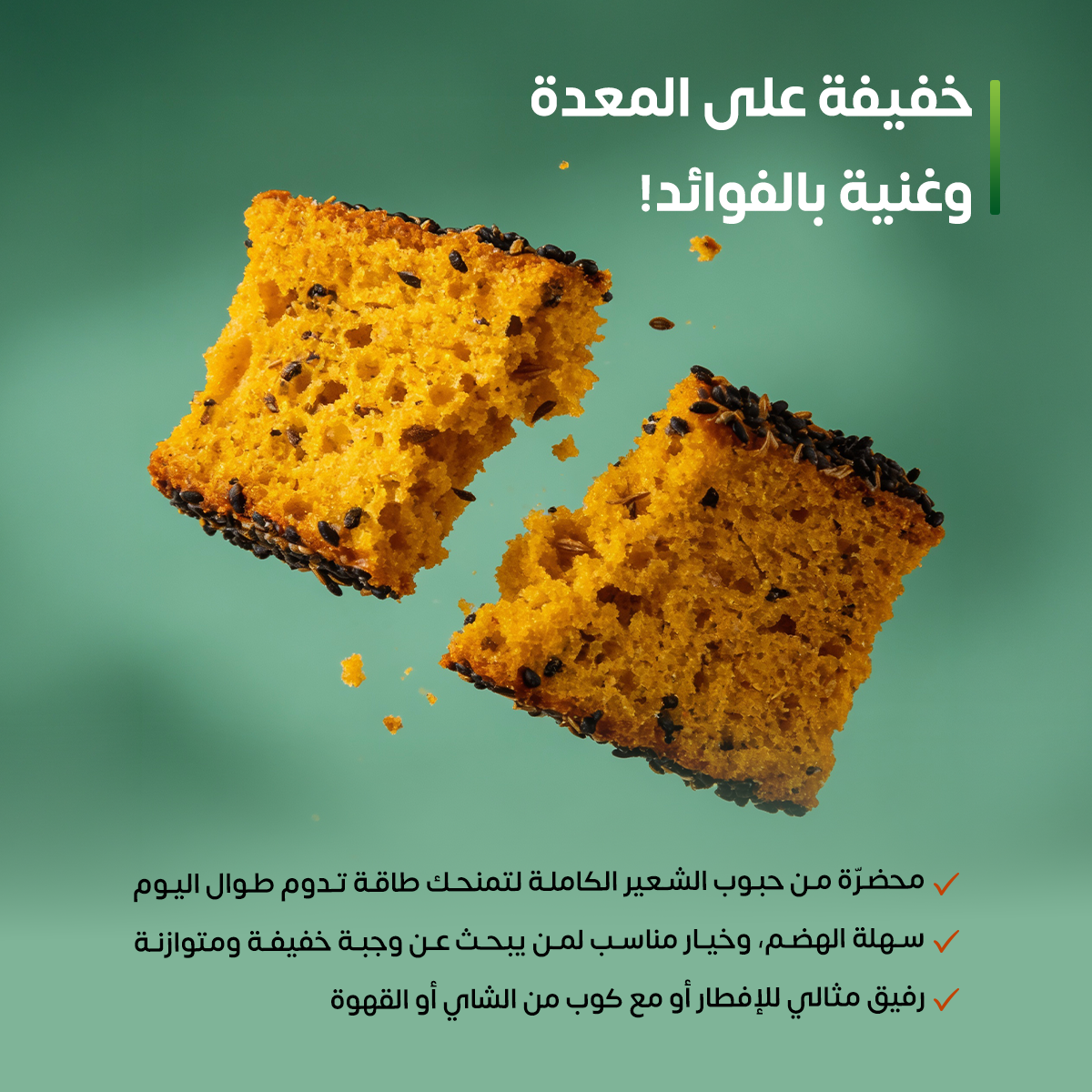 شابورة الشعير مع الحبة السوداء والينسون 500 غرام