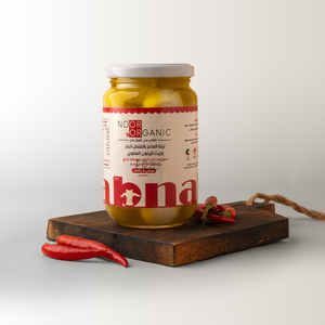 كرات جاهزة لبنة ماعز بالفلفل الحار وزيت الزيتون 350 غرام