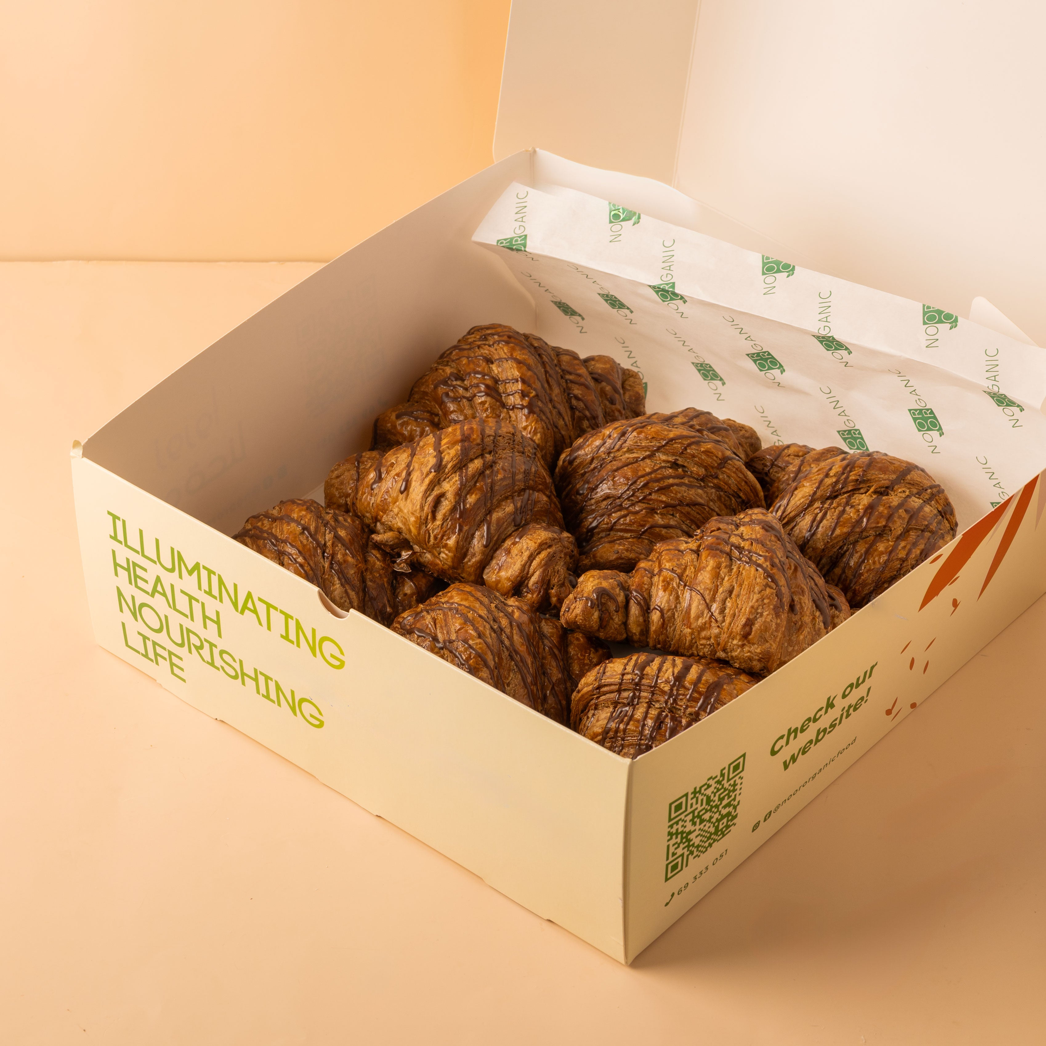 كرواسون صحي بالكاكاو - 8 حبات