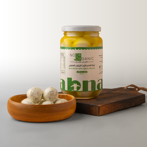 كرات لبنة الماعز سادة بزيت الزيتون 350 غرام انتاج الكويت