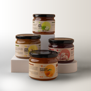 بوكس مربي بدون سكر مكرر طبيعية بنكهات مختلفة