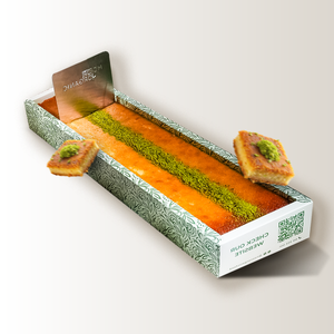 بسبوسة صحية محلاة بالعسل ، خالية من السكر والزيوت المهدرجة