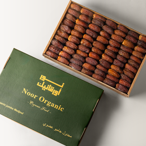 تمر مجدول عضوي جامبو ٣ ونص كيلو