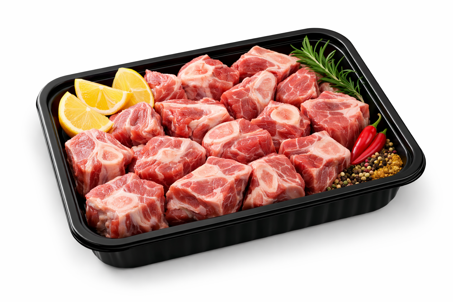 صحن لحم عجل كويتي   بالعظم