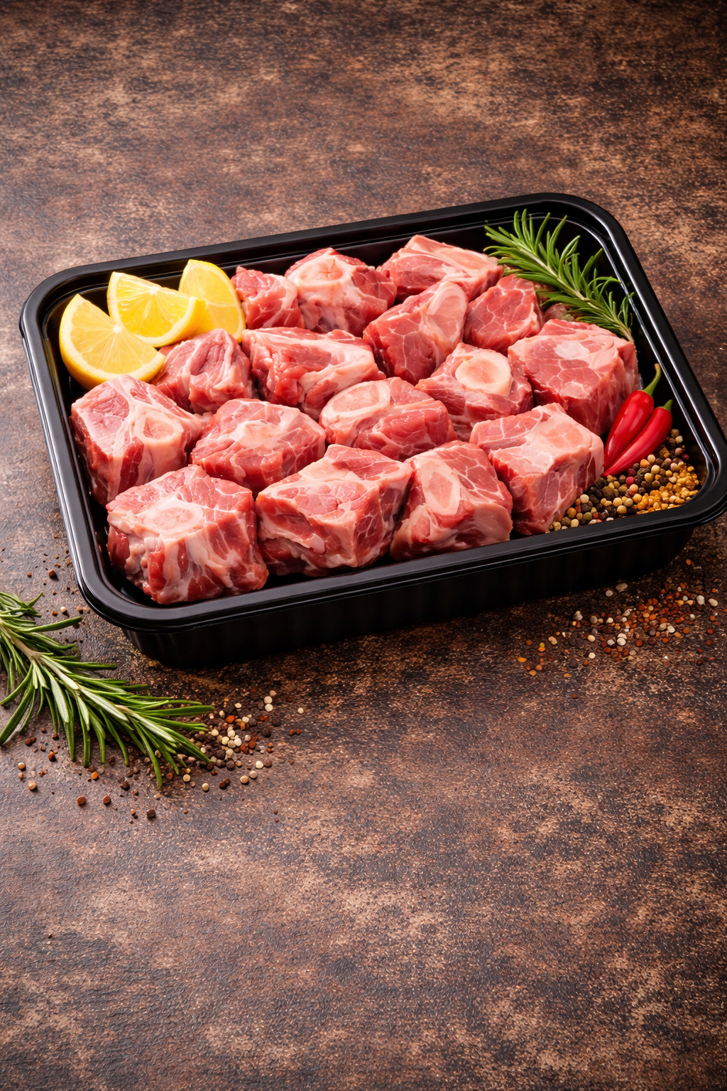 صحن  غنم طلي محلي كويتي بالعظم للمرق والمچبوس