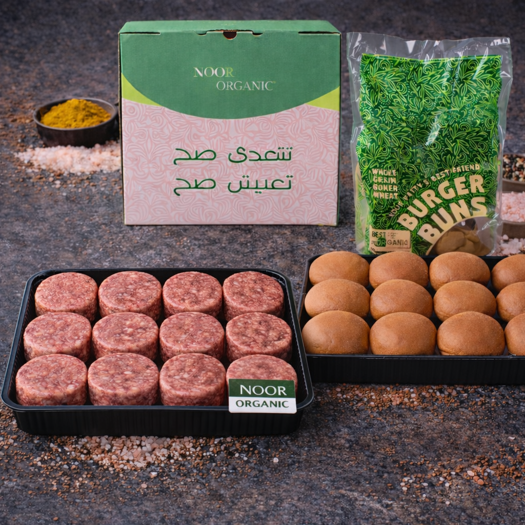 بوكس البرجر العائلي مع الصمون مجانًا