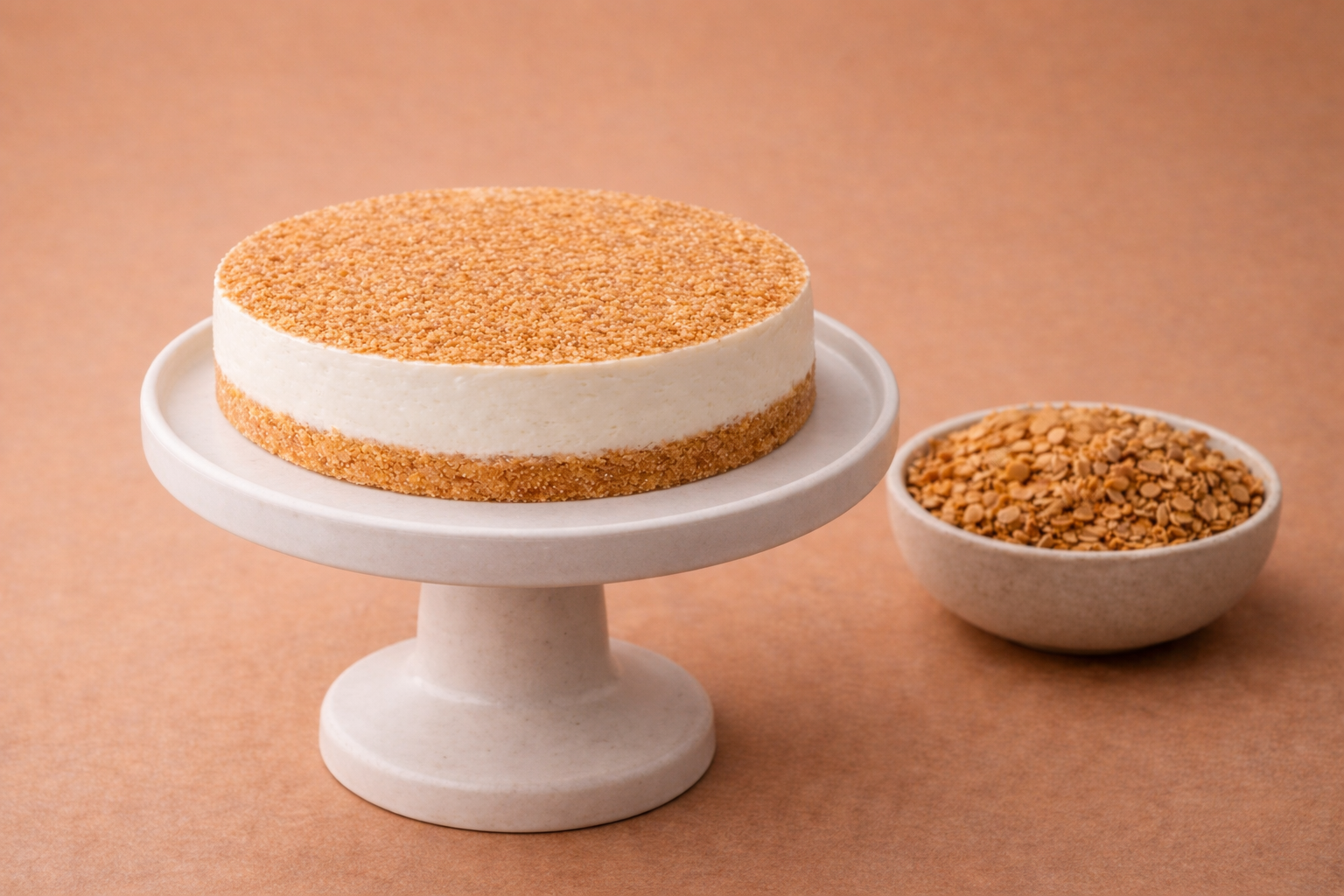 چيز كيك القرانولا بالزبدة الرائبة ( خالي من الزيوت المهدرجة والسكر المكرر )