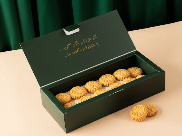 معمول بر بزيت الزيتون عصرة أولى خالي من السكر Nour Foods
