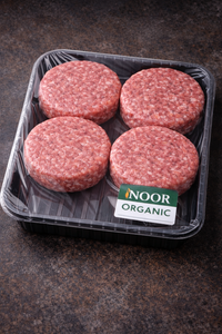 ٤ قطع برجر لحم عجل   كويتي ( نص كيلو ) ١٥٪؜ إلى١٧٪؜ شحم  🇰🇼