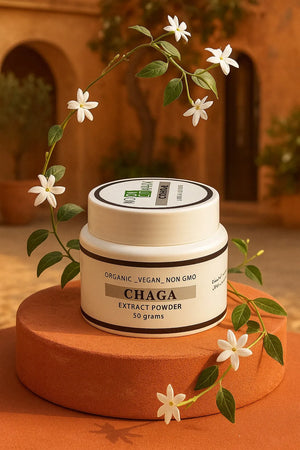 فطر الشاجا 50 غرام من نور أورقانيك فود