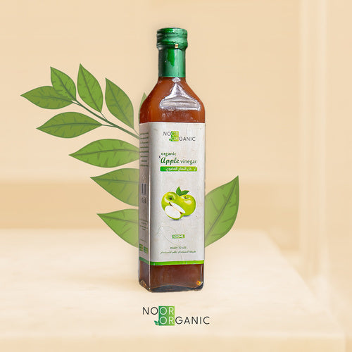 خل التفاح العضوي 500 مل Nour Foods
