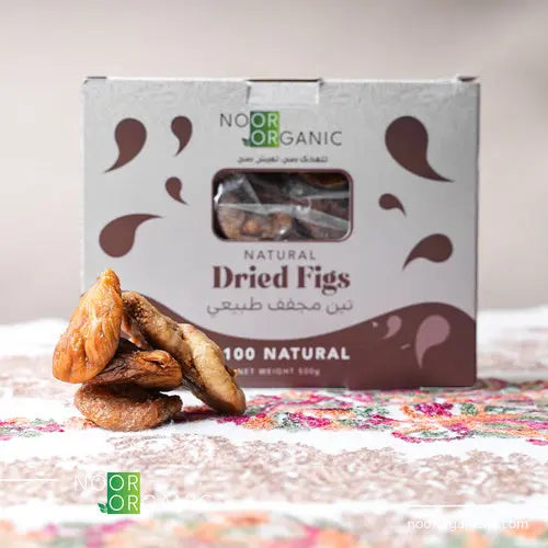 تين مجفف طبيعي خالي من ثاني أكسيد الكبريت  500 جم Nour Foods