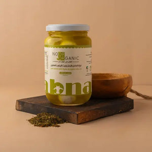 كرات لبنة الماعز بالزعتر وزيت الزيتون العضوي 350 غرام انتاج الكويت